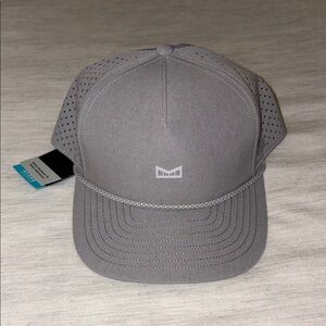 Heather Grey Melin Odysea Rope Bulls Icon Hydro, Trucker & Rope Performance Hat